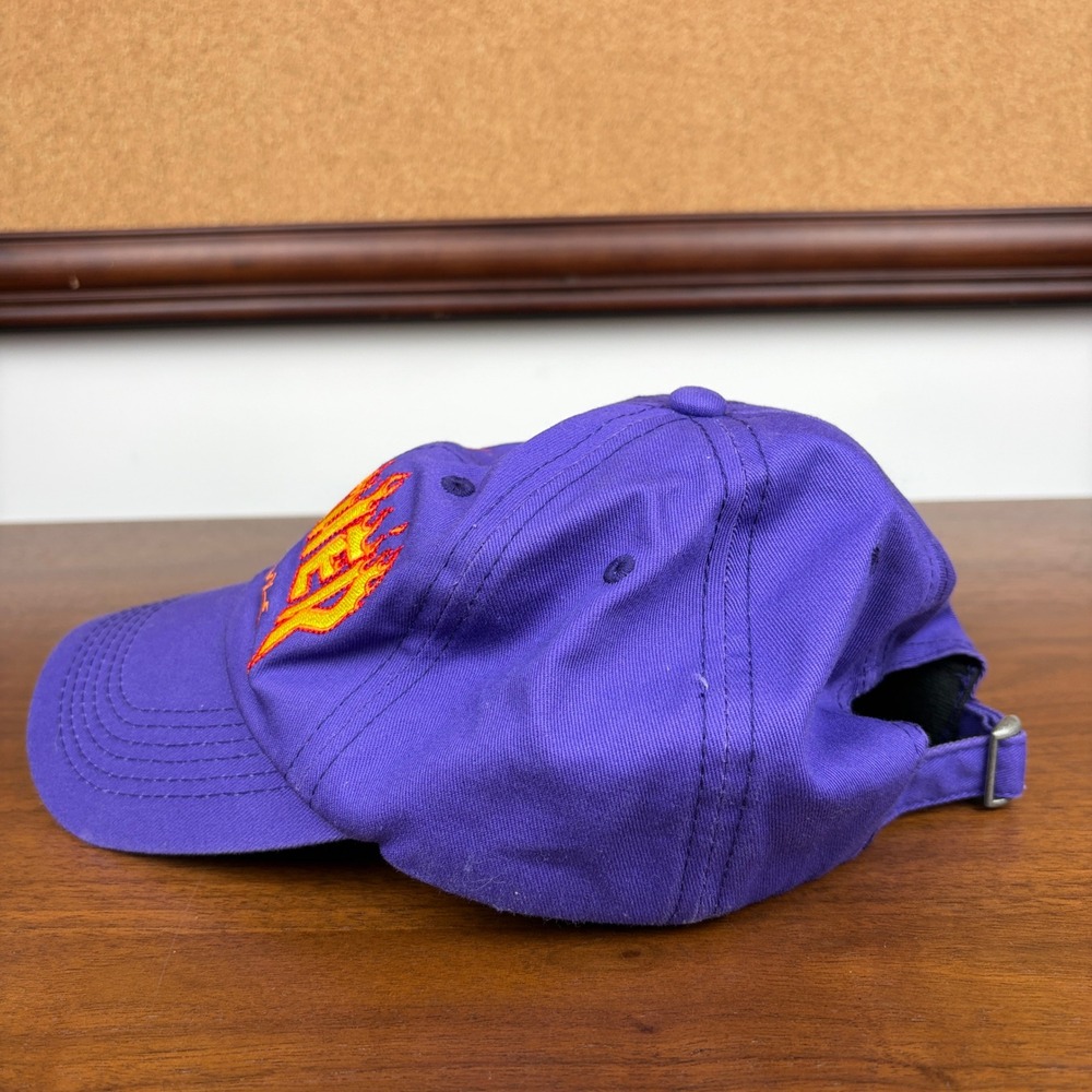 Y2K Thrasher Magazine Hat Unisex One Size Purple Flame Logo Embroidered Dad Cap - Picture 3 of 8